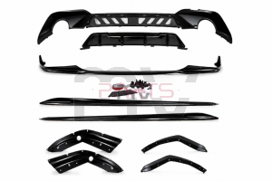 Conjunto Bmw Série 3 G20 G21 (2018 a 2022) Spoiler, Laminas e Difusor