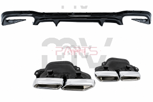 Difusor com Ponteiras Mercedes E W213 (2020 em diante) Look E63