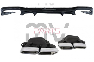 Difusor com Ponteiras Mercedes E W213 (2020 em diante) Look E63