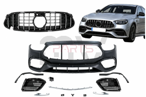 Para-choques Frontal Mercedes E W213 C238 Facelift Look E63 AMG (2020 em diante)