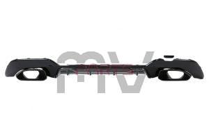 Difusor com Ponteiras Bmw Série 3 G20 G28 G21 (2018 a 2022) Look M340i M Carbono