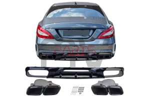 Difusor com Ponteiras Mercedes CLS C218 (2014 a 2017)