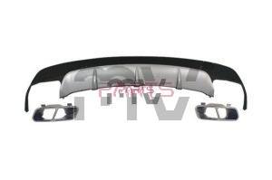 Difusor com Ponteiras Mercedes CLA W117 X117 (2013 a 2018)