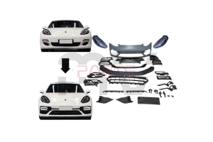 Para-choques + Faróis Porsche Panamera 970 (2010 a 2013) Look 971 Turbo GTS