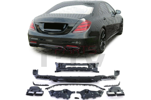 Difusor com Ponteiras Mercedes S W222 (2017 a 2021) Look 63
