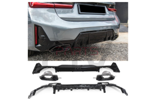 Difusor com Ponteiras Bmw Série 3 G20 G28 G21 (2022) Look M340i M