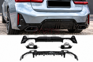 Difusor com Ponteiras Bmw Série 3 G20 G28 G21 (2022) Look M340i M